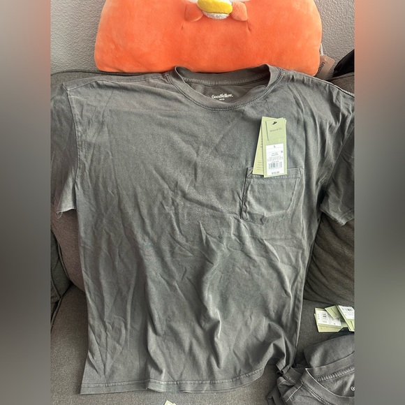 Brandnew Gray Crew Neck T-Shirt Large - Picture 1 of 2